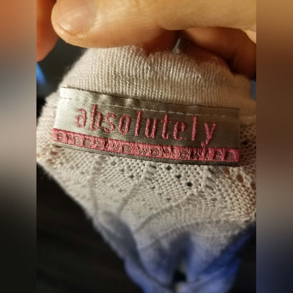 Absolutely Creative Worldwide White Cardigan Size… - image 2